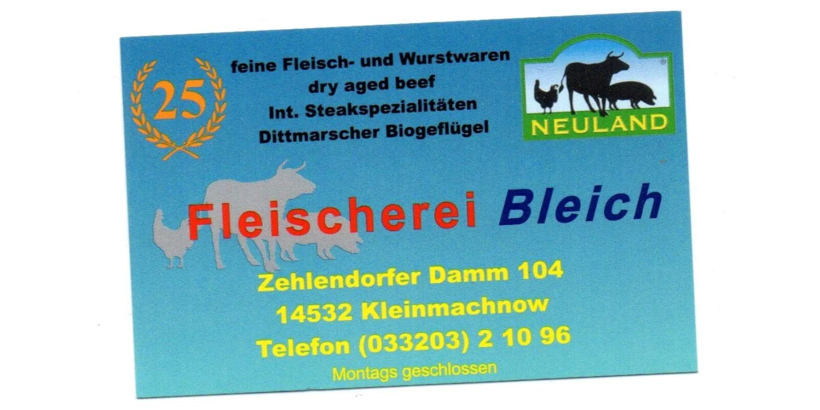Logo Fleischerei Bleich