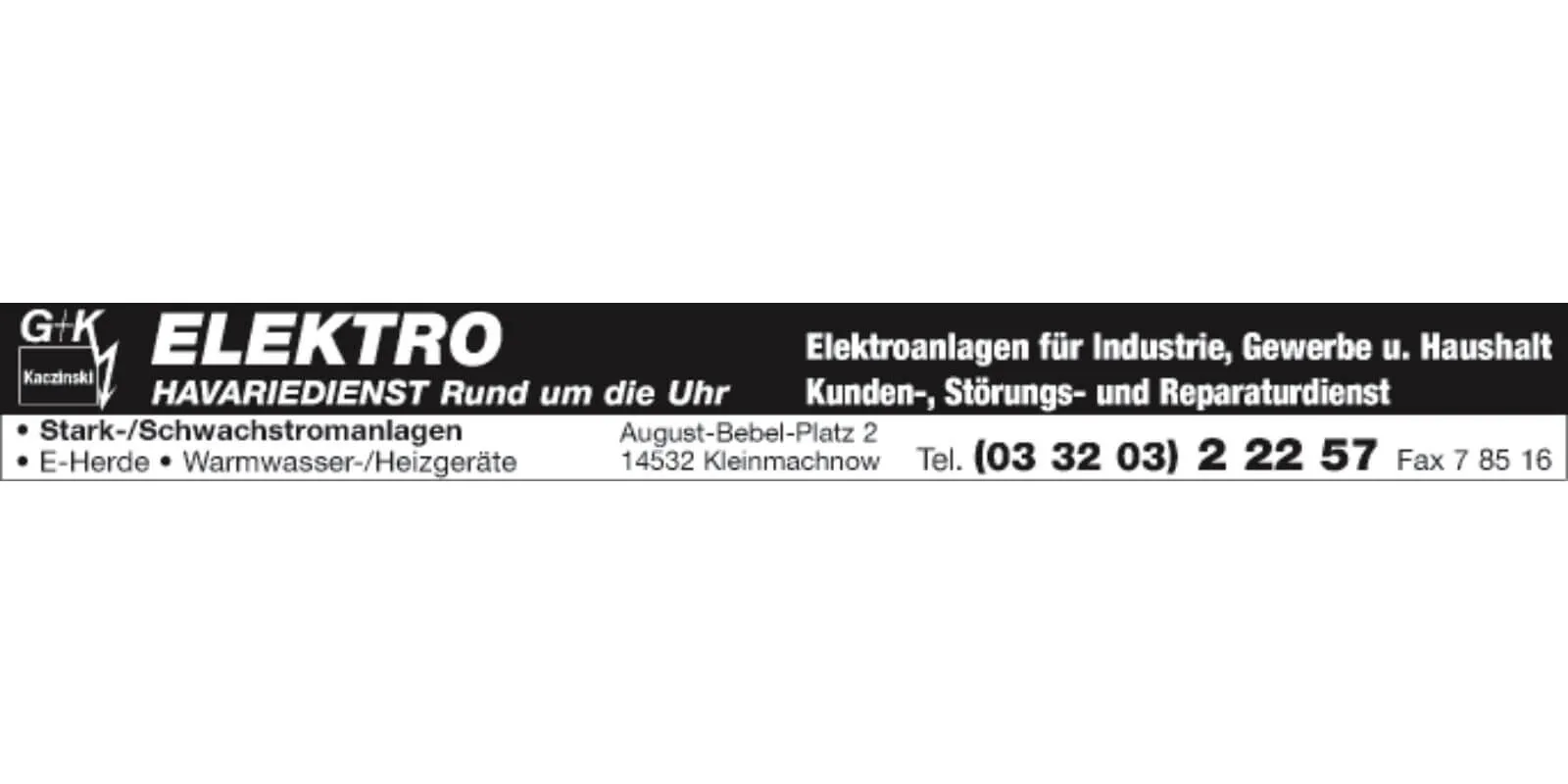 Logo G+K Elektro